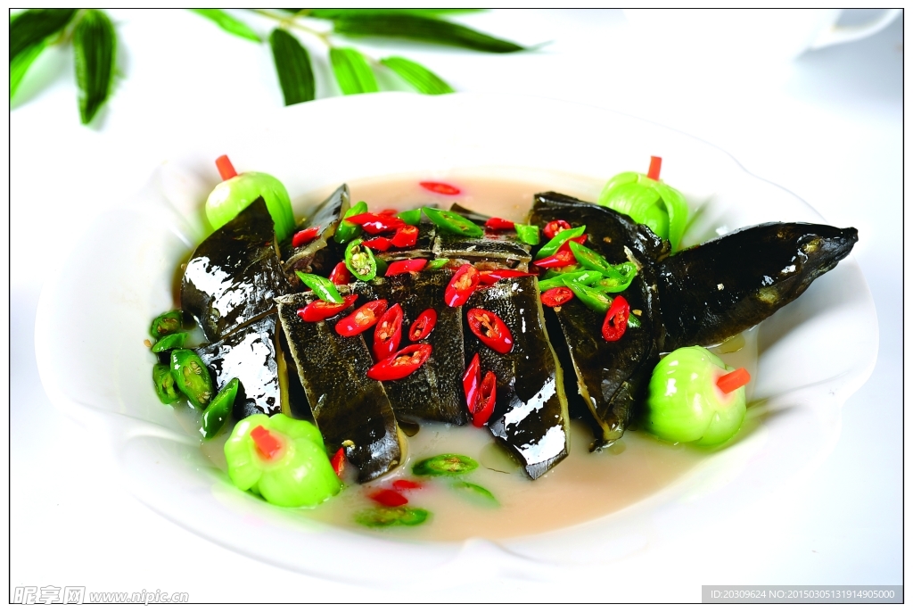 濃湯清香甲魚