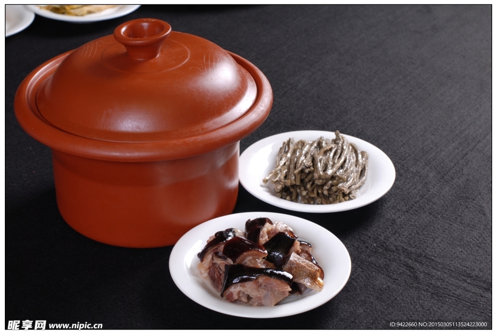 湯干豇豆煲臘蹄