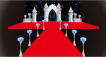 红色城堡婚礼舞台