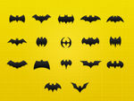 ps分层蝙蝠侠标志