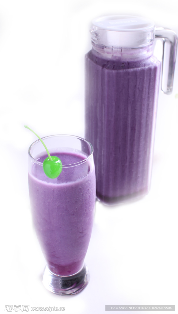 鲜榨紫薯汁