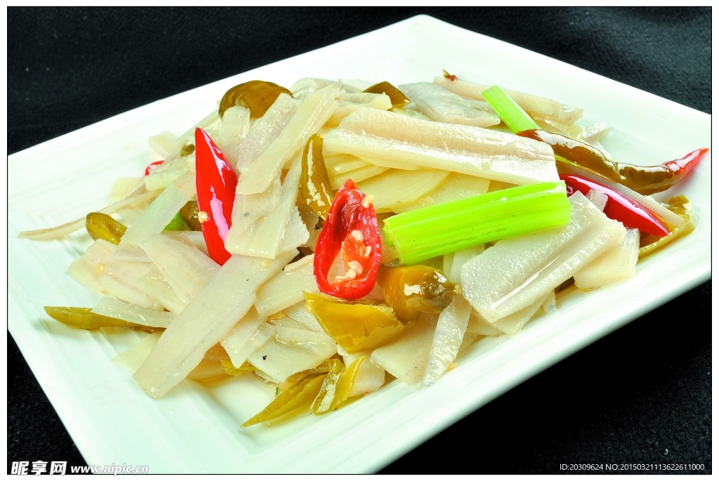 泡椒炒蓮菜