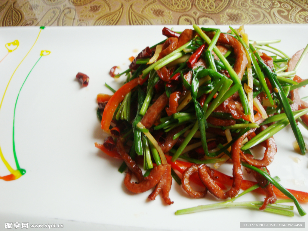 韭菜臘肉