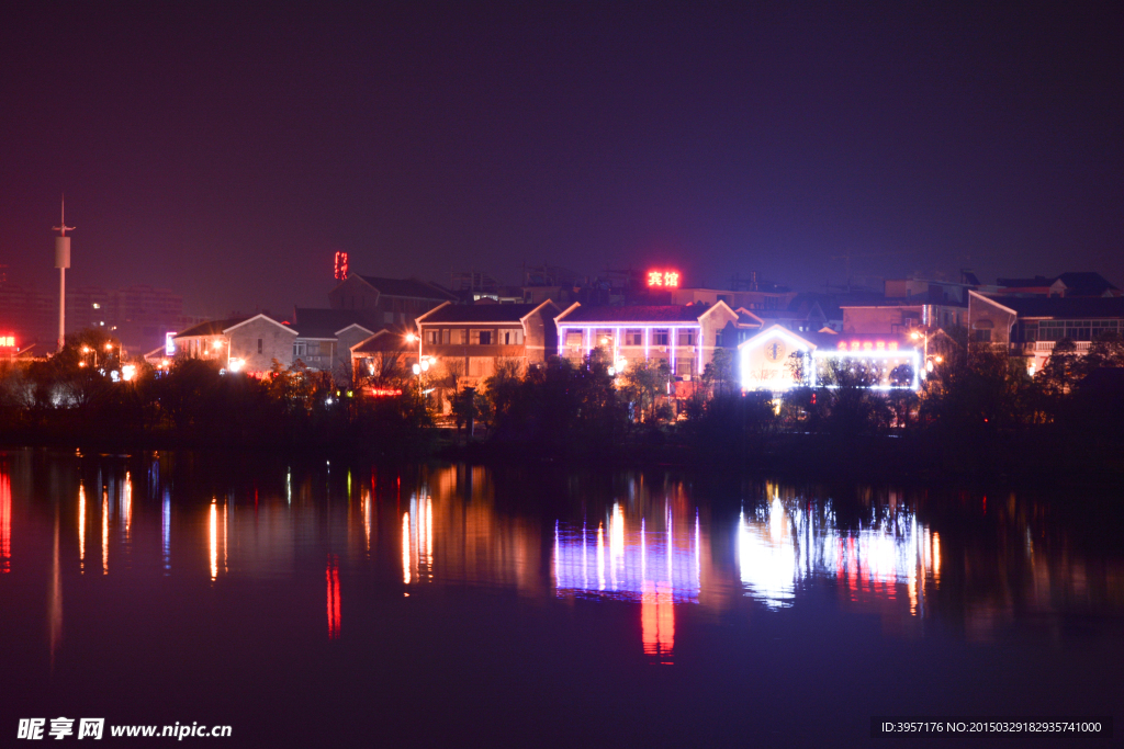鄱陽東湖夜景