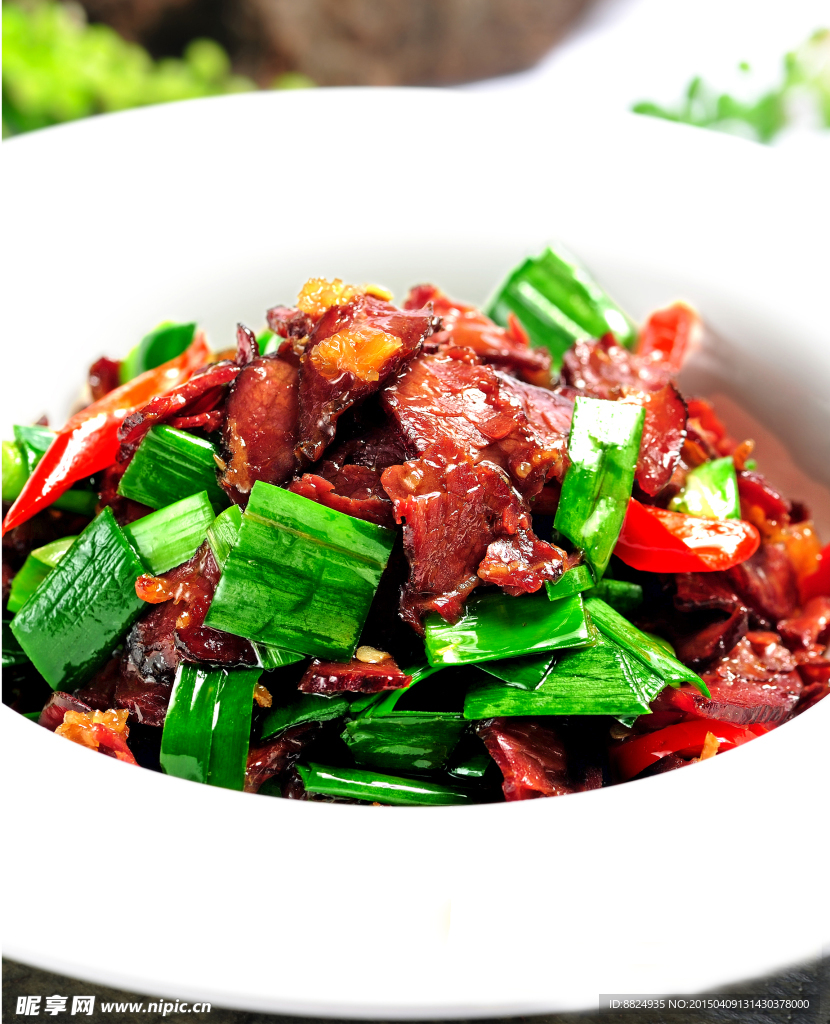 大蒜臘牛肉