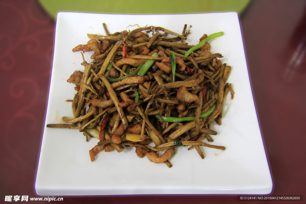 茶樹菇炒豬柳
