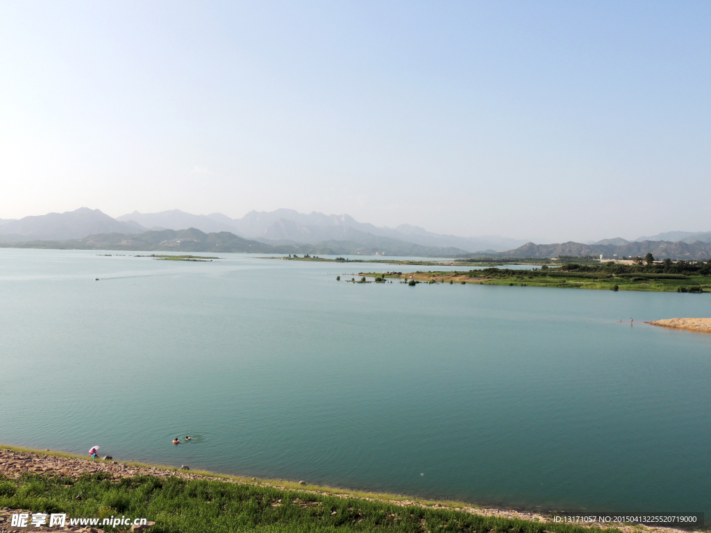 崗南水庫遠(yuǎn)景