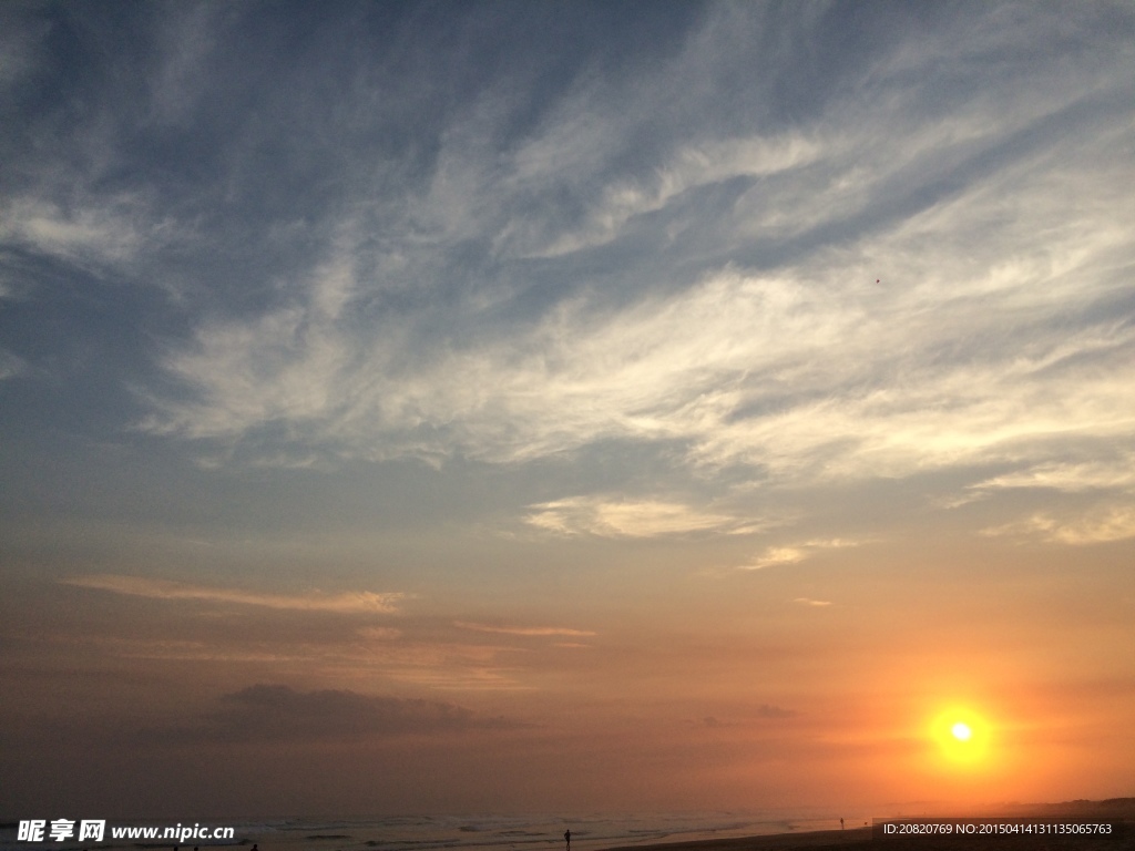 日落夕陽美景
