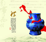 中国文化 企业展板