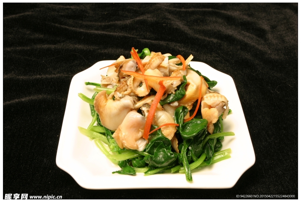 毛硯拌菠菜