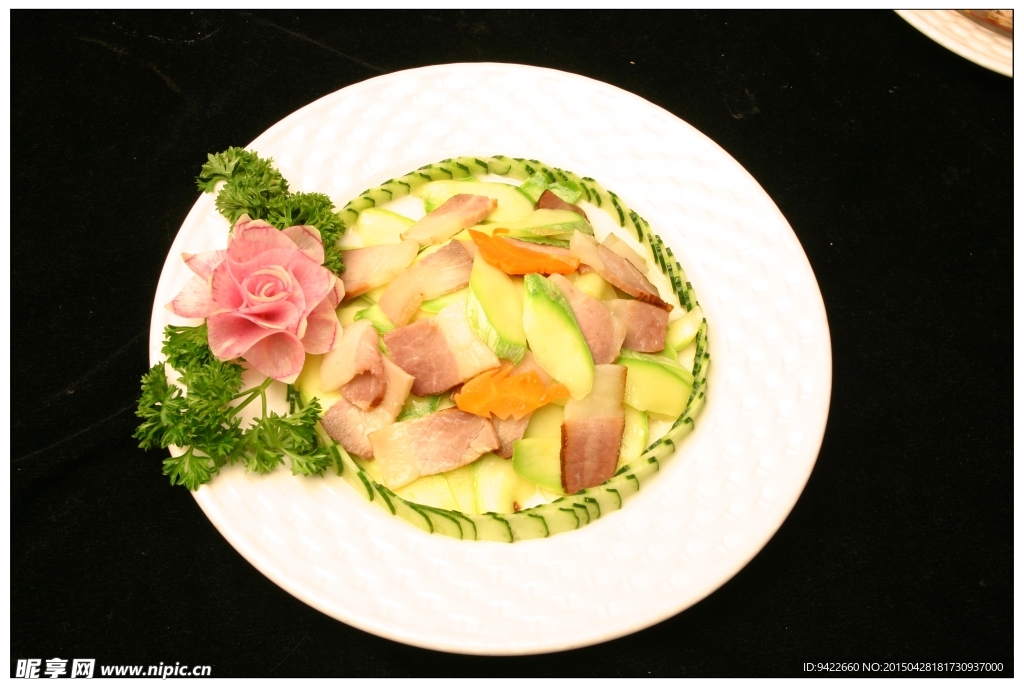 小瓜炒臘肉