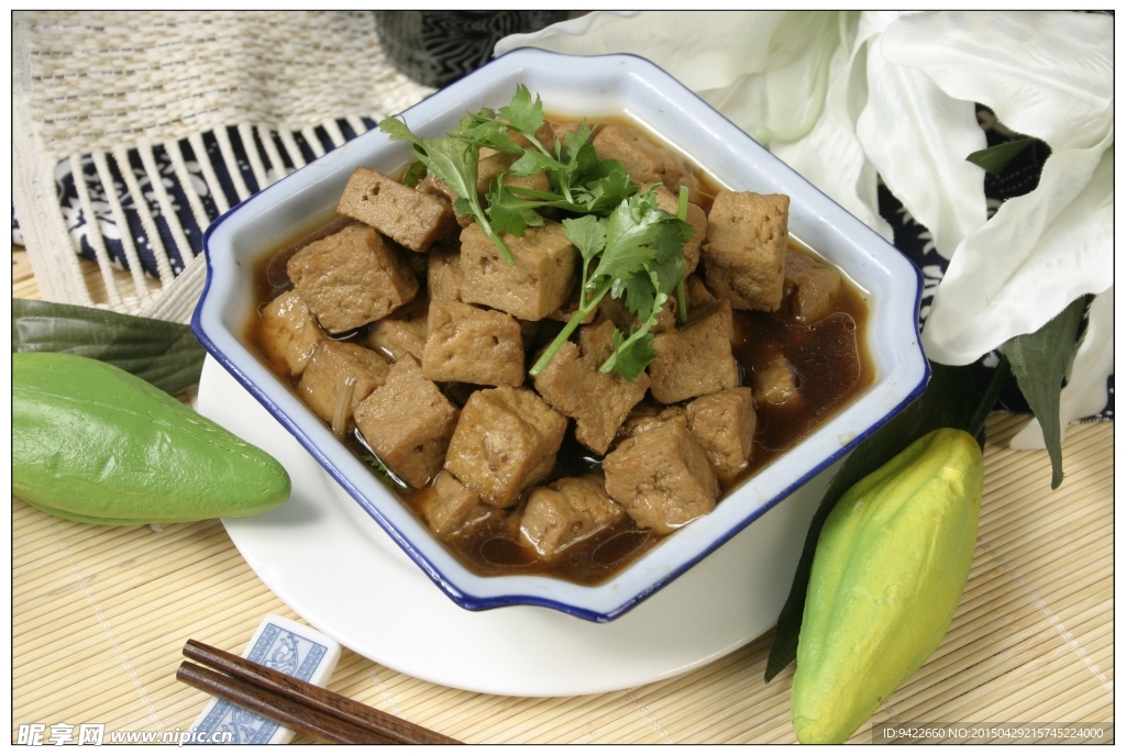 素燉豆泡碗