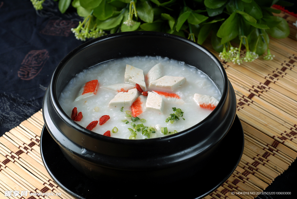 蟹柳豆腐粥