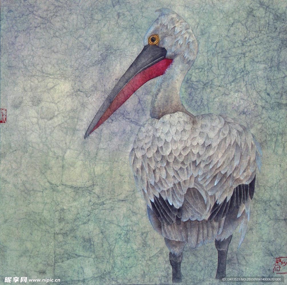 現代工筆 花鳥