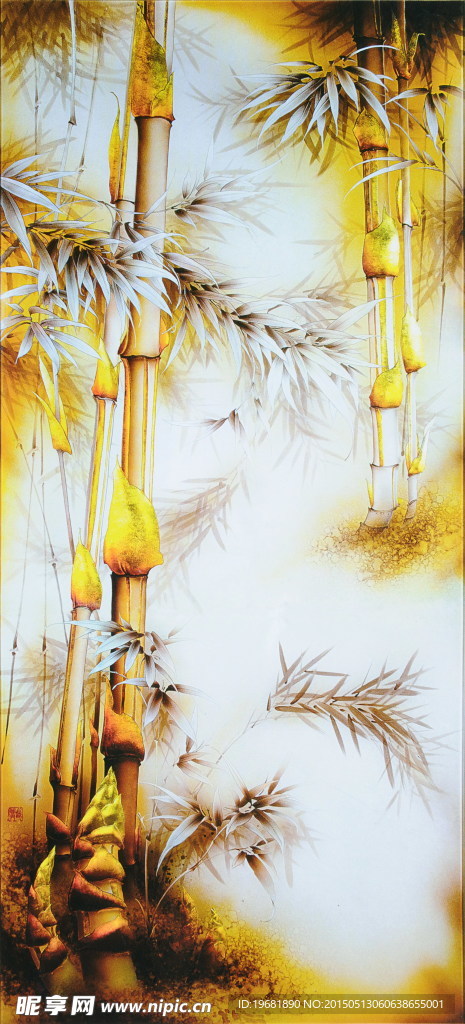 竹子玄關(guān)圖