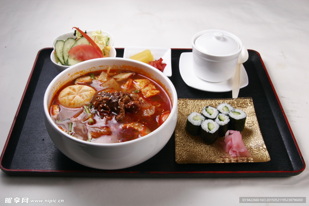 微辣牛小排拉面套餐