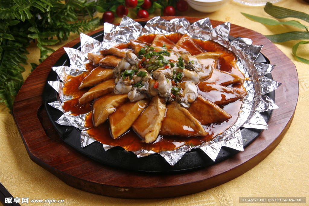 鐵板蠣蝗豆腐