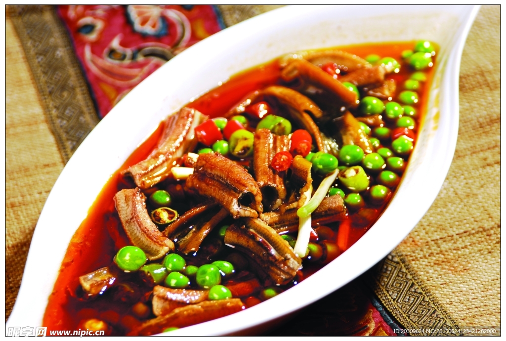 鮮豌豆燒鱔魚
