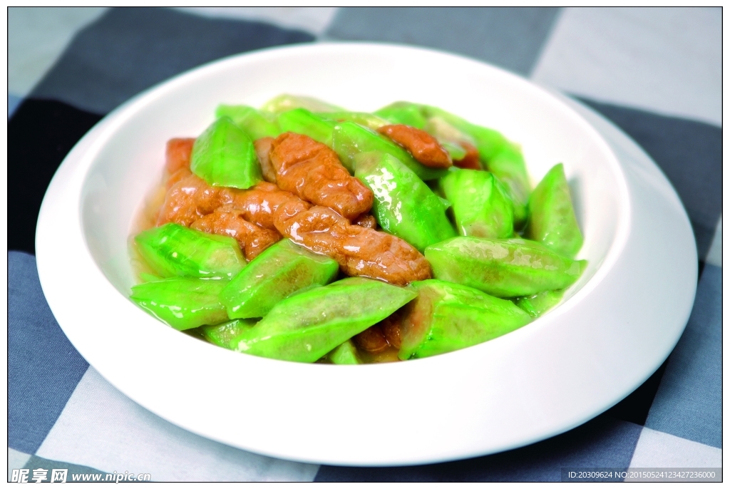 豆沖燒絲瓜