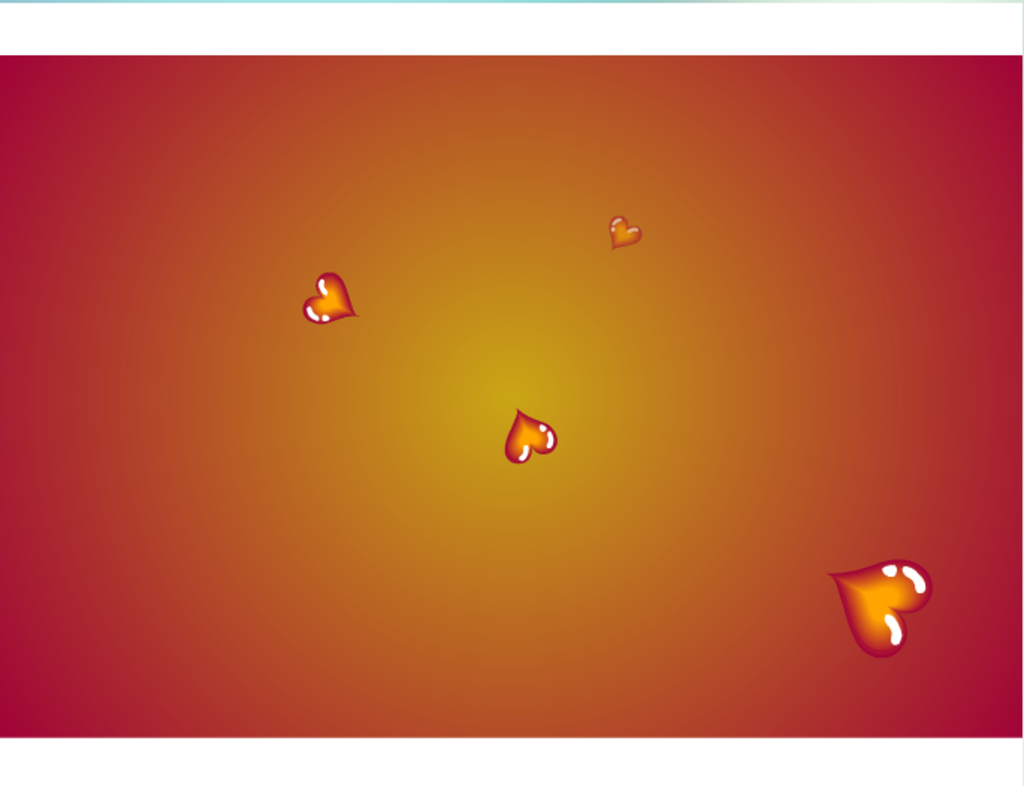 紅色背景flash心形動畫