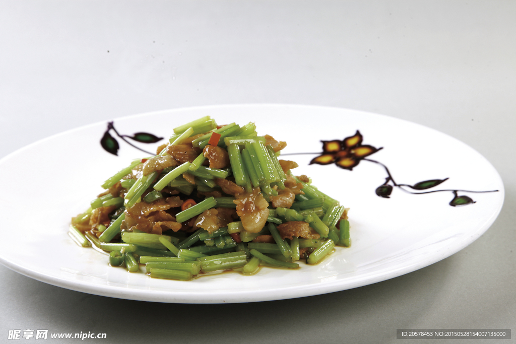 小炒芹香肉
