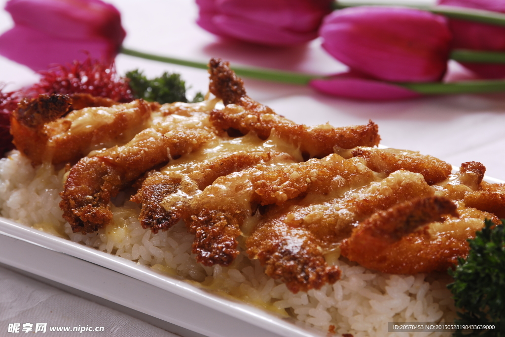 香蝦焗飯