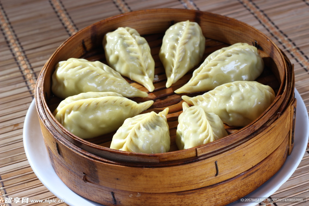 玉米面蕓豆蒸餃