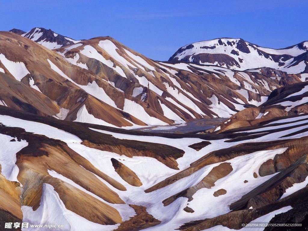 雪山雪景