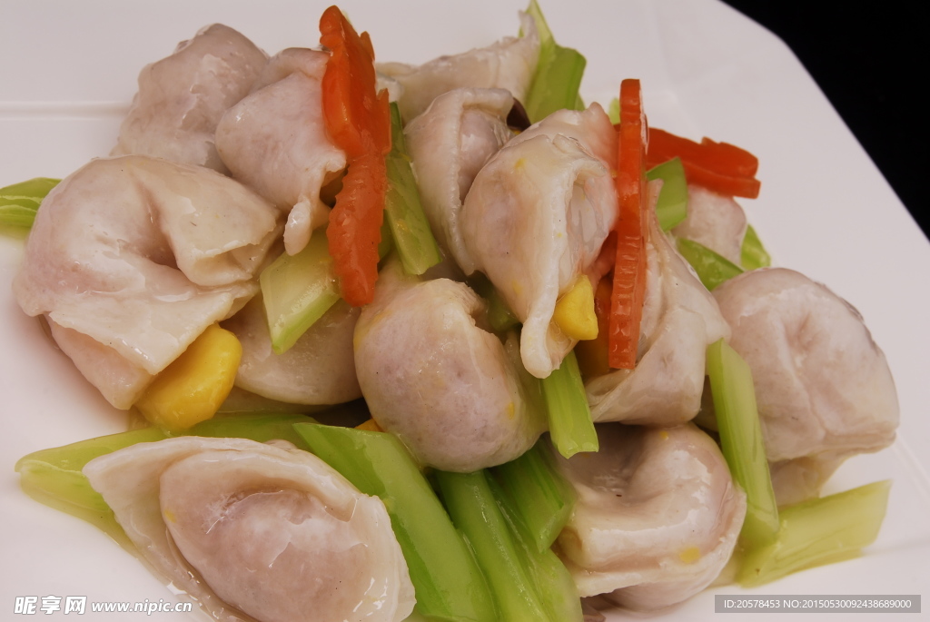 帝王炒魚餃