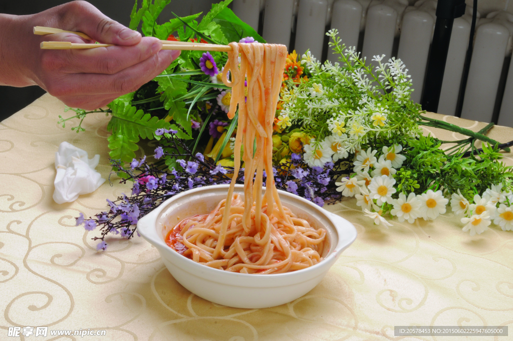 柿子汁面