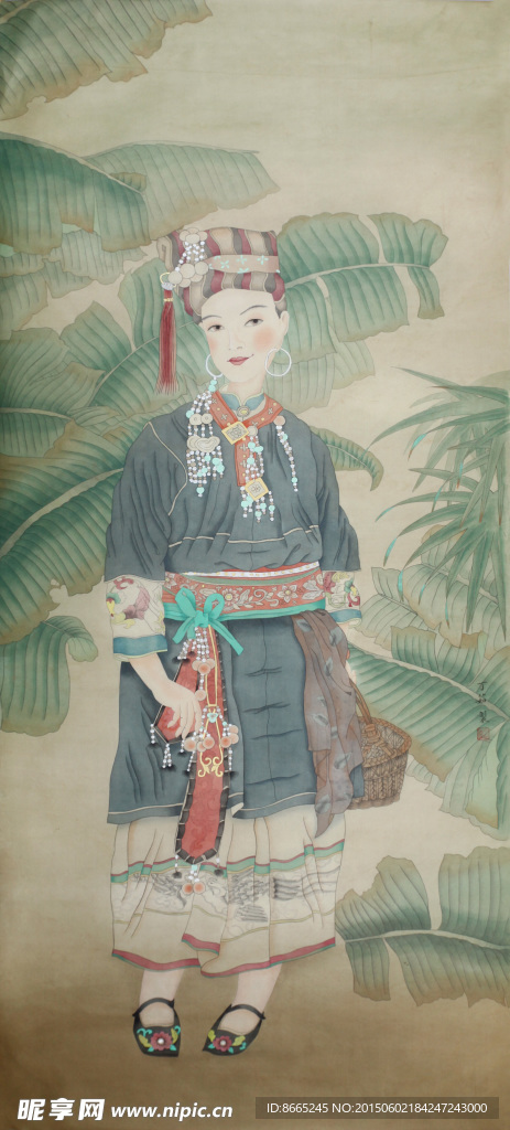 少數(shù)民族少女
