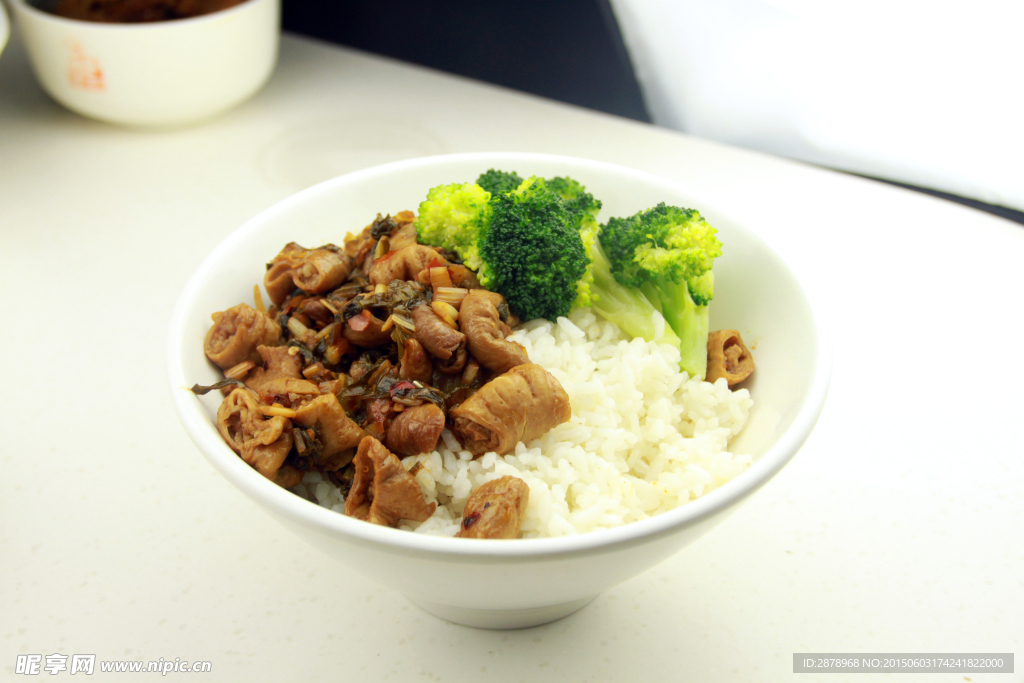 雪菜肥腸蓋飯