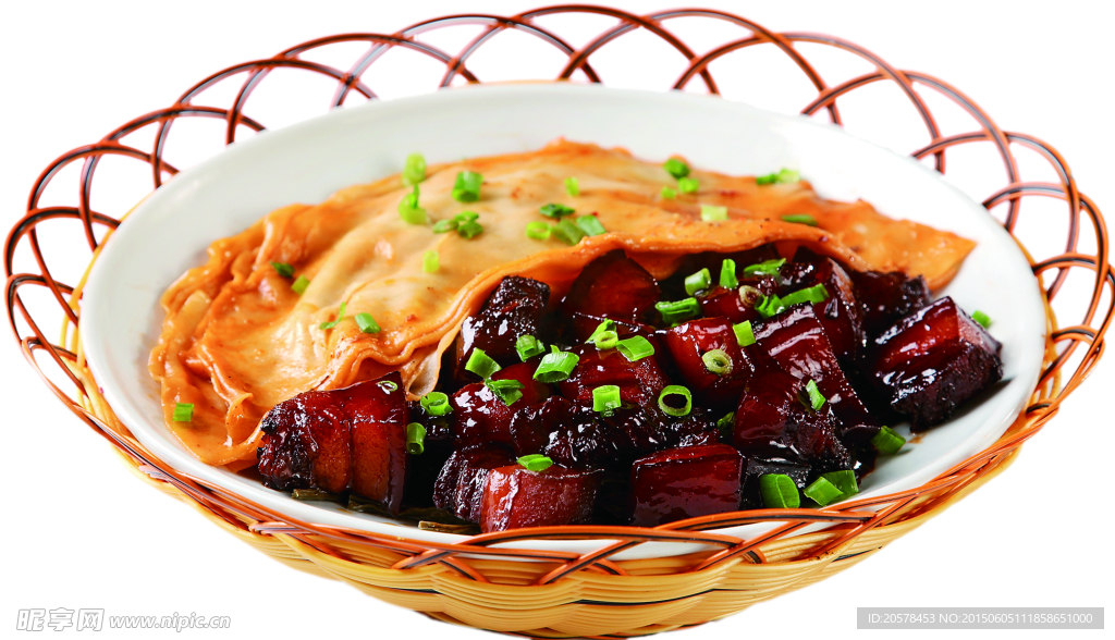 桔香肉糊餅