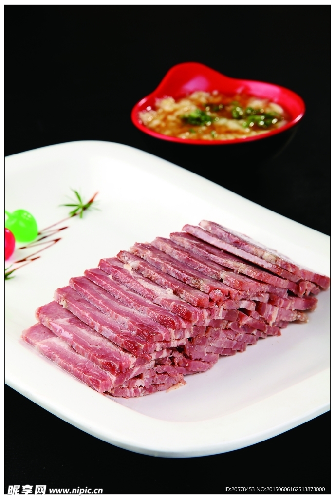 蒜汁羊肉
