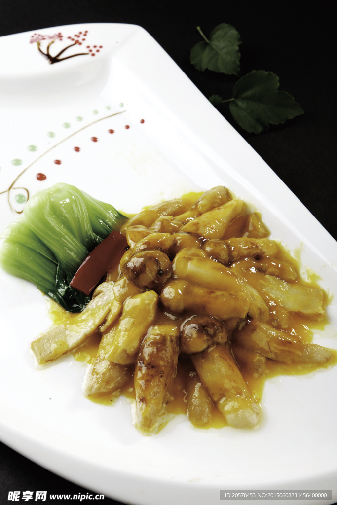 雞汁扒松茸