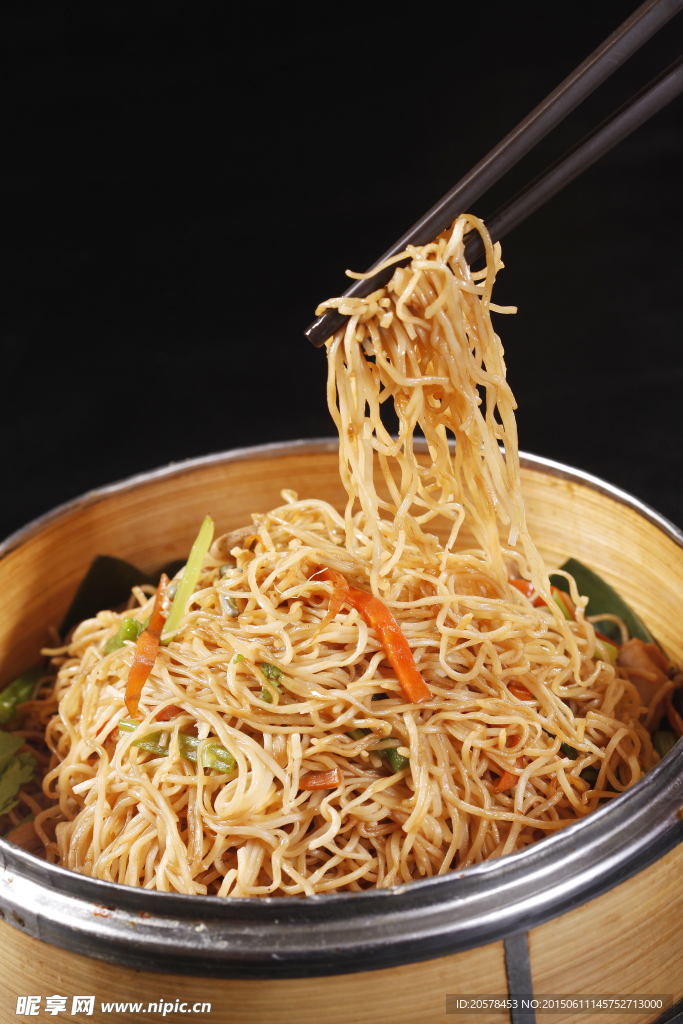 小籠雞肉蒸面