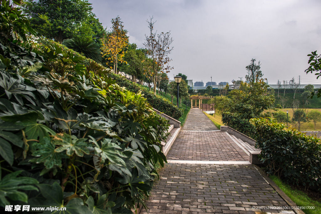 園藝 園林 公園 古樓 仿古