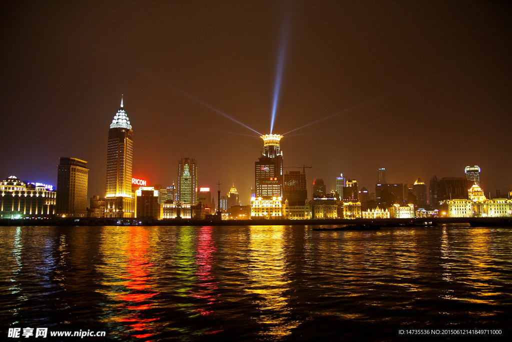上海外灘燈光夜景