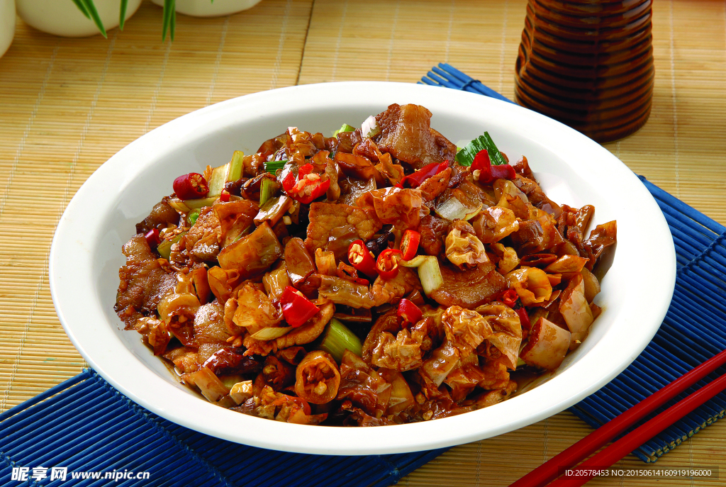 白椒炒肉