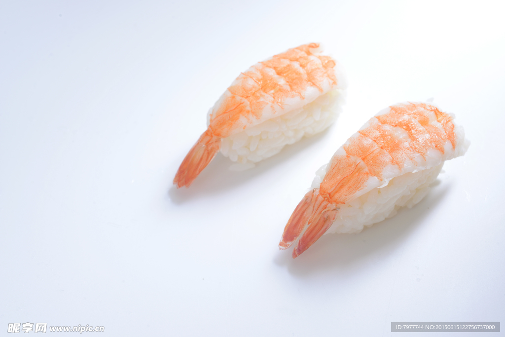 鲜虾寿司  菜谱素材