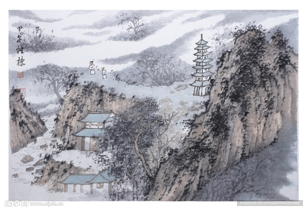 寫意山水畫