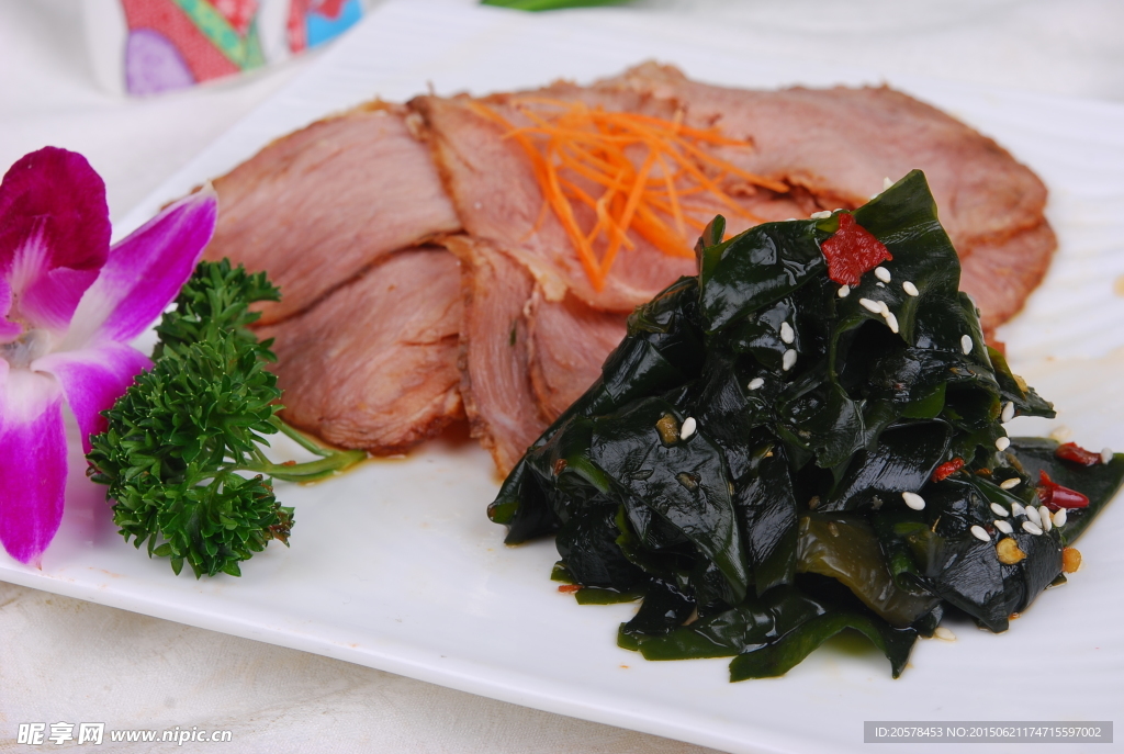 海帶芽拌牛肉