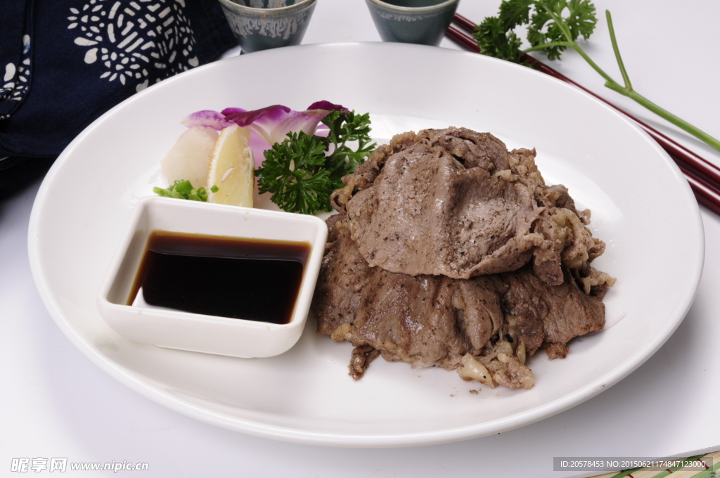 牛肉薄烤