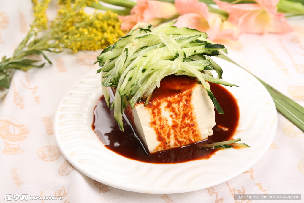 拌白豆腐