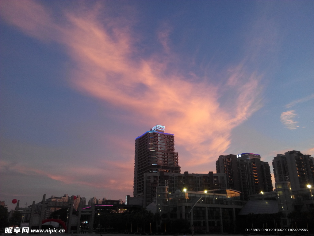 夕陽 傍晚