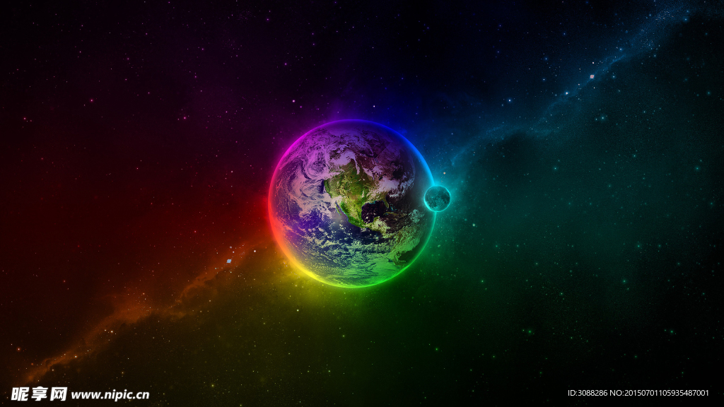 彩色星球