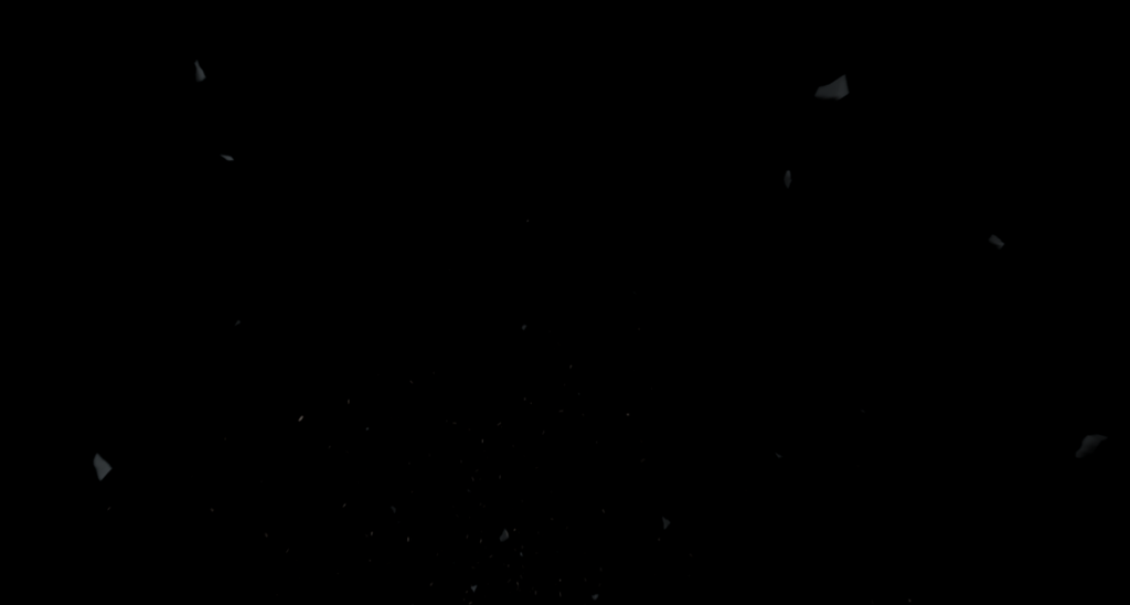 碎片飛濺