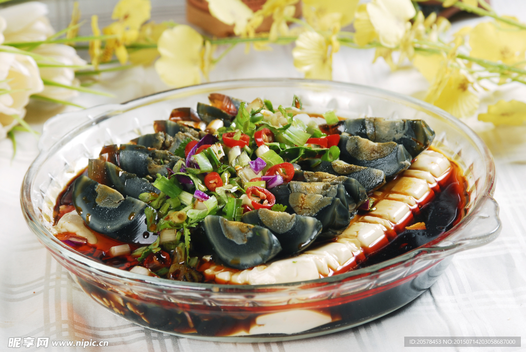 皮蛋豆腐