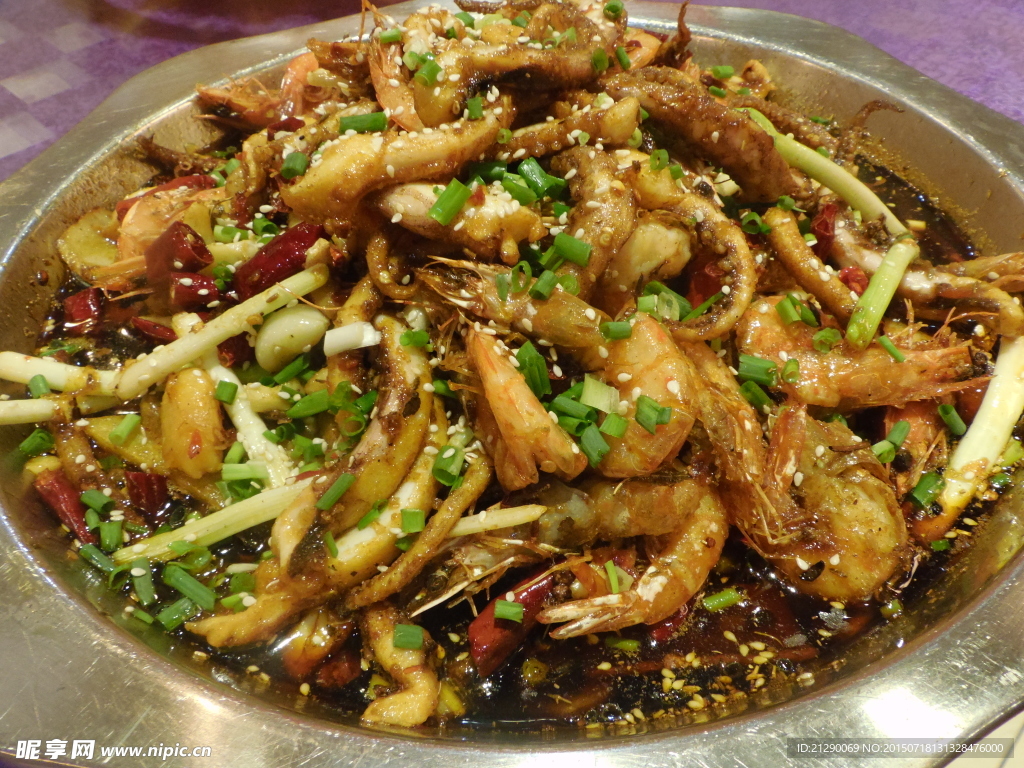 干鍋魷魚大蝦