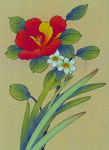 中国画花